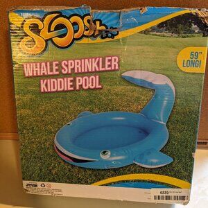 Sloosh Whale Sprinkler Kiddie Pool